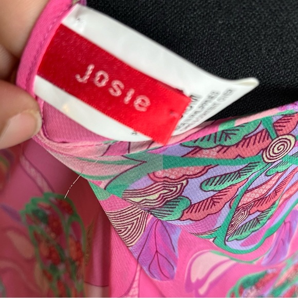 Josie Sheer Pink Floral Camisole - Picture 4 of 6